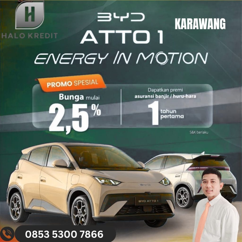 Promo Spesial BYD Atto 1 Karawang