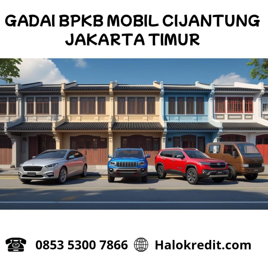Gadai BPKB Mobil Cijantung Jakarta Timur