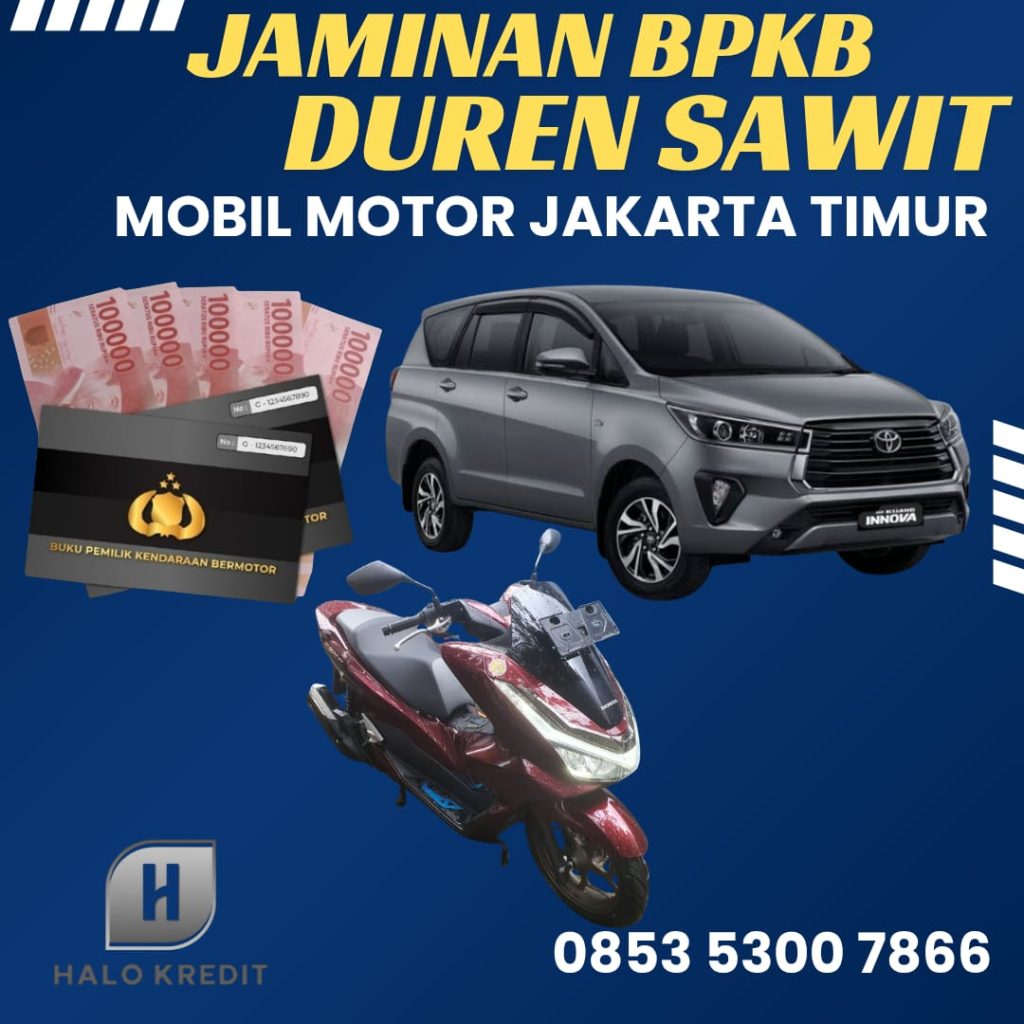 Jaminan BPKB Duren Sawit Mobil Motor Jakarta Timur