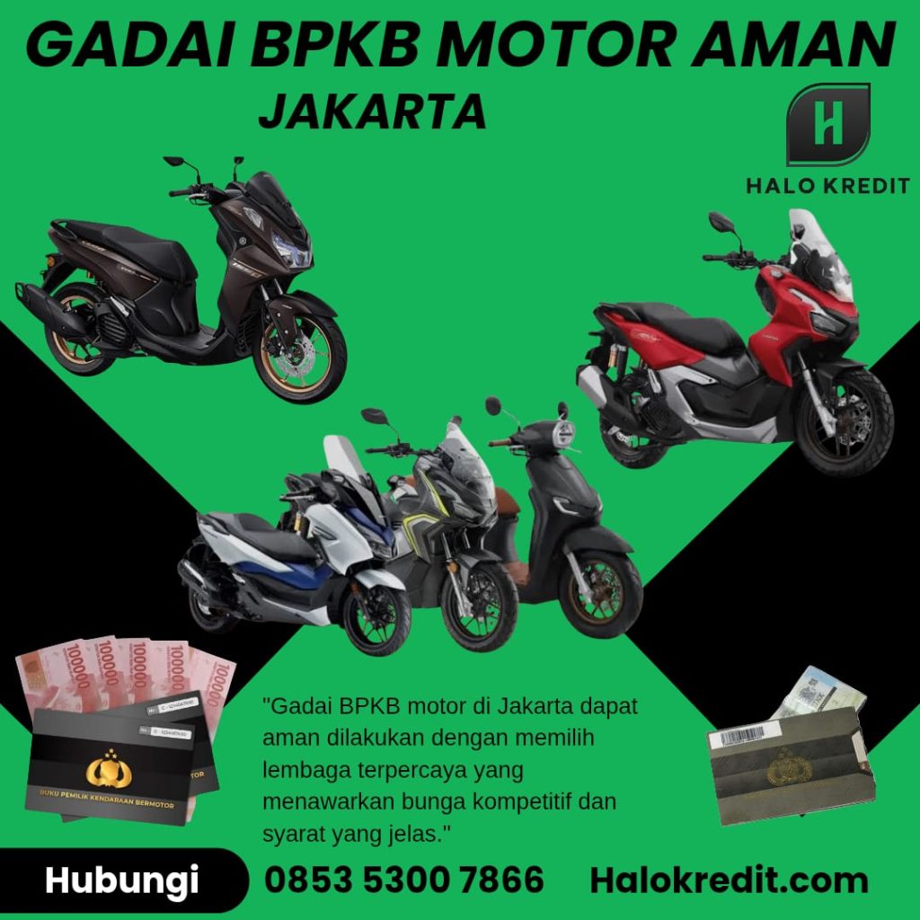 Gadai BPKB Motor Aman Jakarta