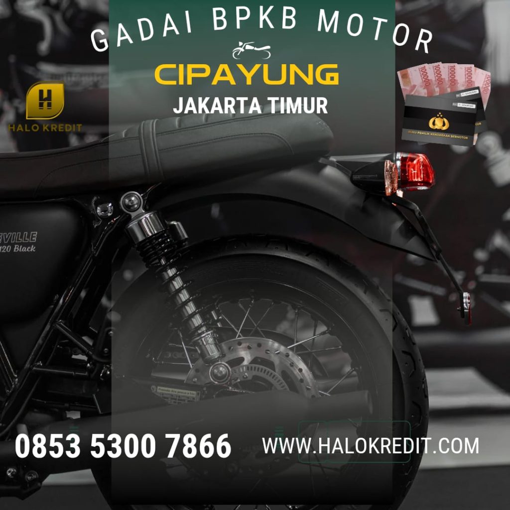 Gadai BPKB Motor Cipayung Jakarta Timur