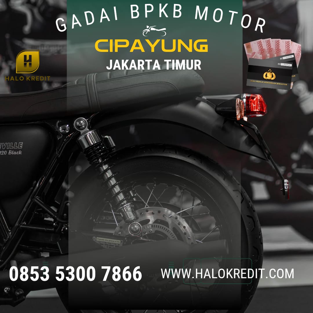 Gadai BPKB Motor Cipayung Jakarta Timur