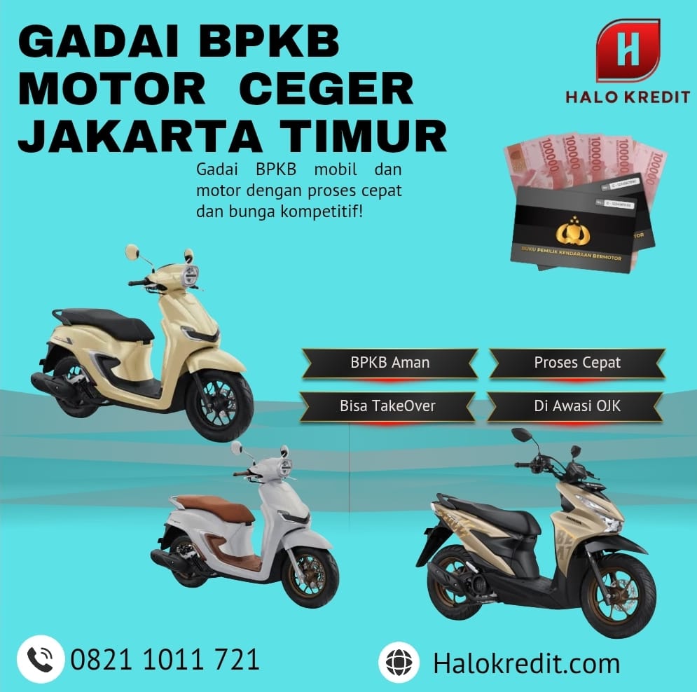 Gadai BPKB Motor Ceger Jakarta Timur