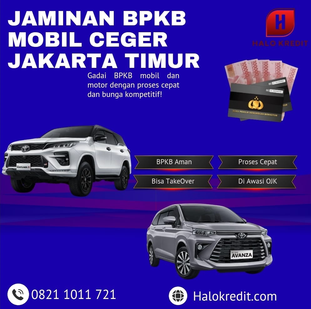 Jaminan BPKB Mobil Ceger Jakarta Timur