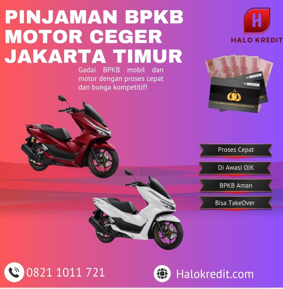 Pinjaman BPKB Motor Ceger Jakarta Timur