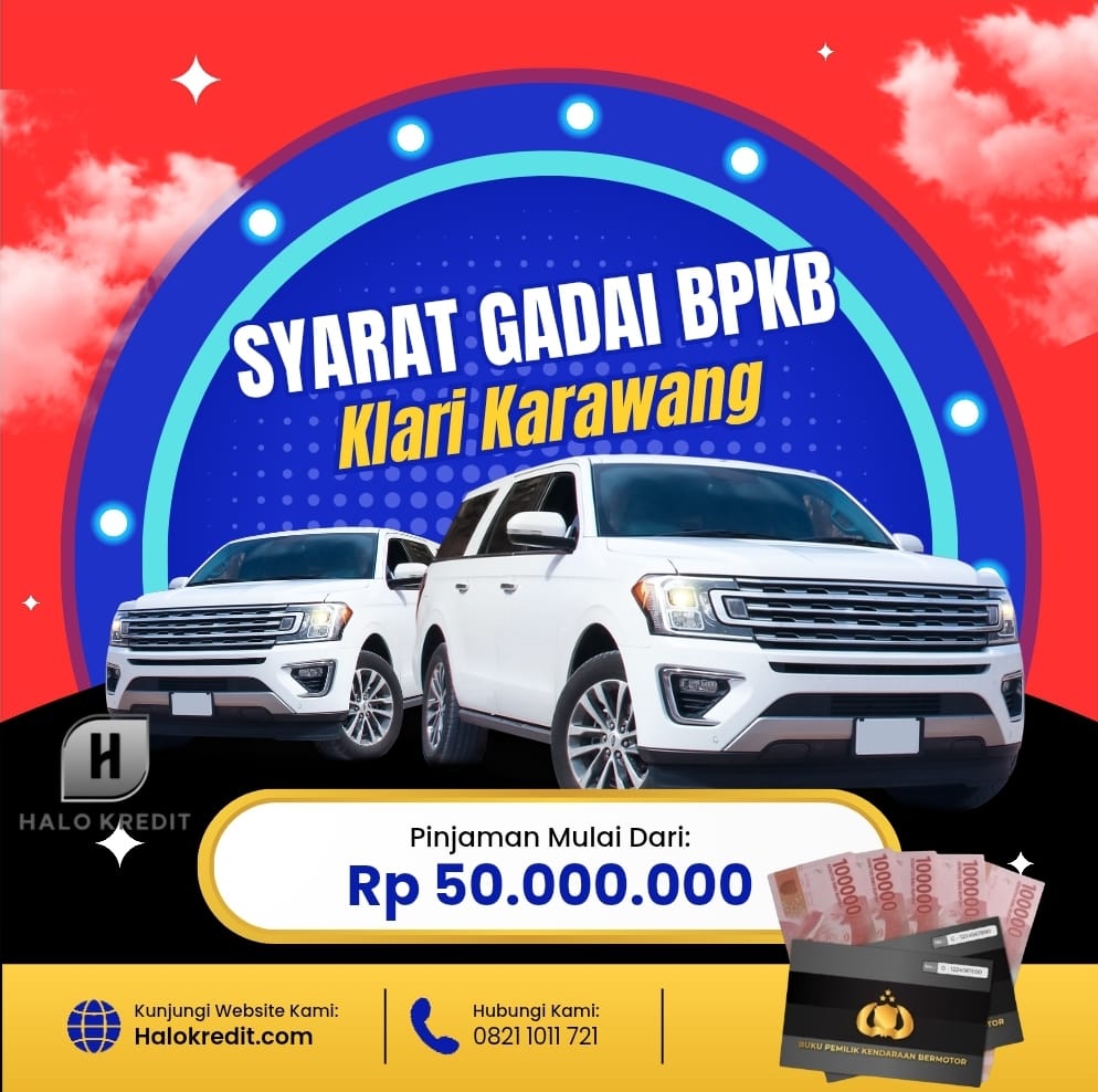 Syarat Gadai BPKB Klari Karawang